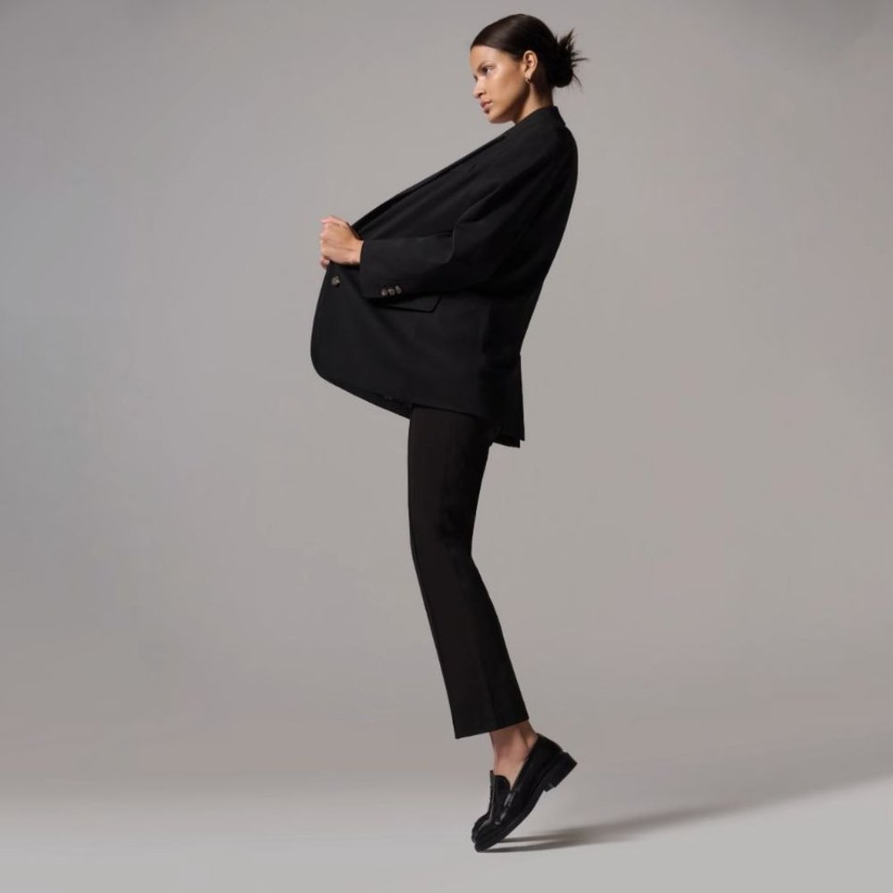 Everlane The 80s Blazer in Black  New Womens Oversized Jacket - Picture 12 of 16